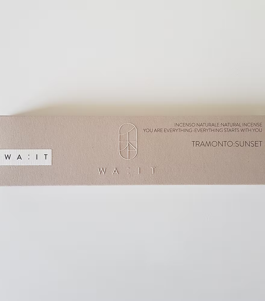 TRAMONTO:SUNSET Natural Evening Incense