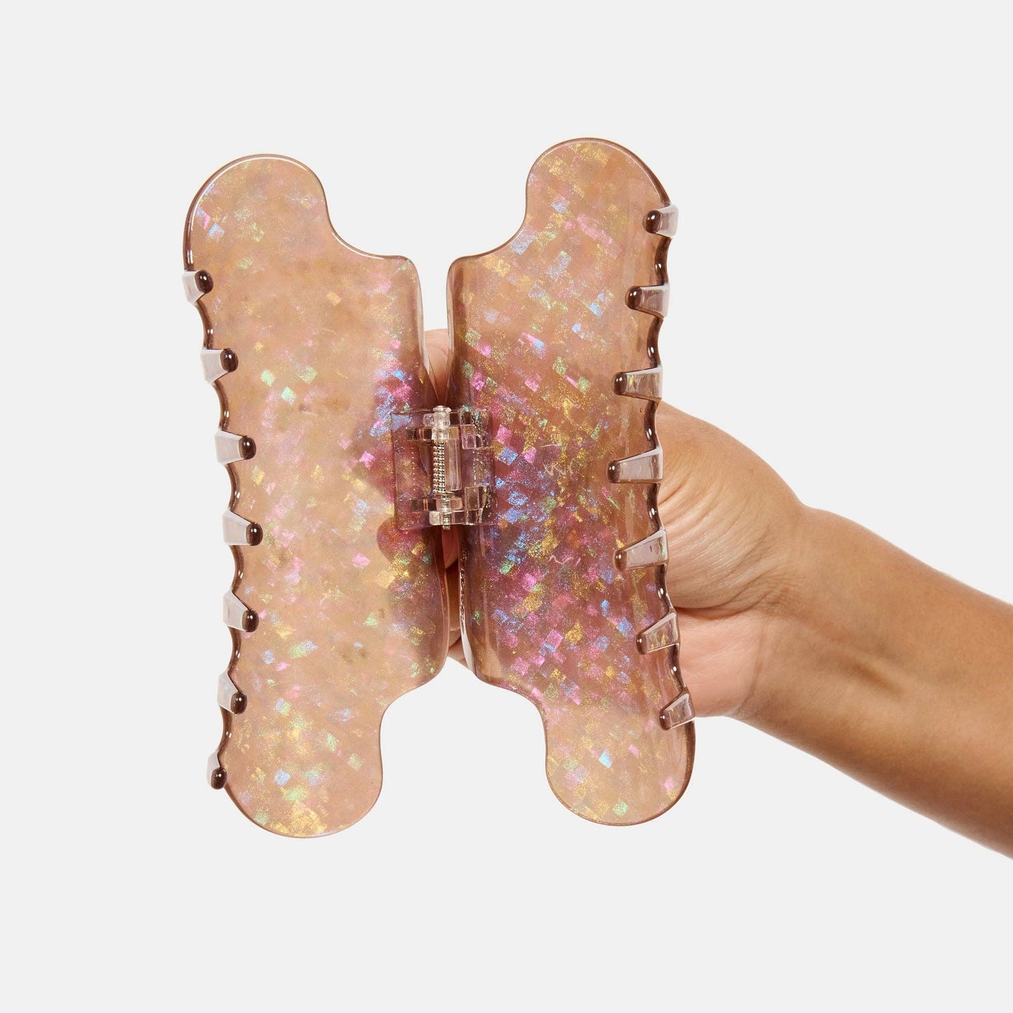 Nimbus Claw Clip in Hazel Sparkle