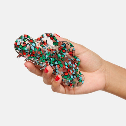 Nimbus Claw Clip in Bingo