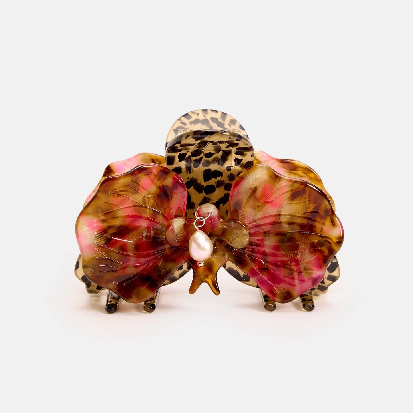 Orchid Claw Clip in Cougar