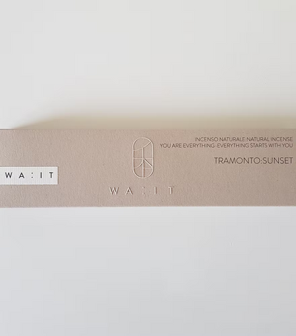 TRAMONTO:SUNSET Natural Evening Incense