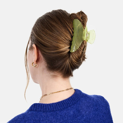 Baby Dolly Claw Clip in Lime Drop