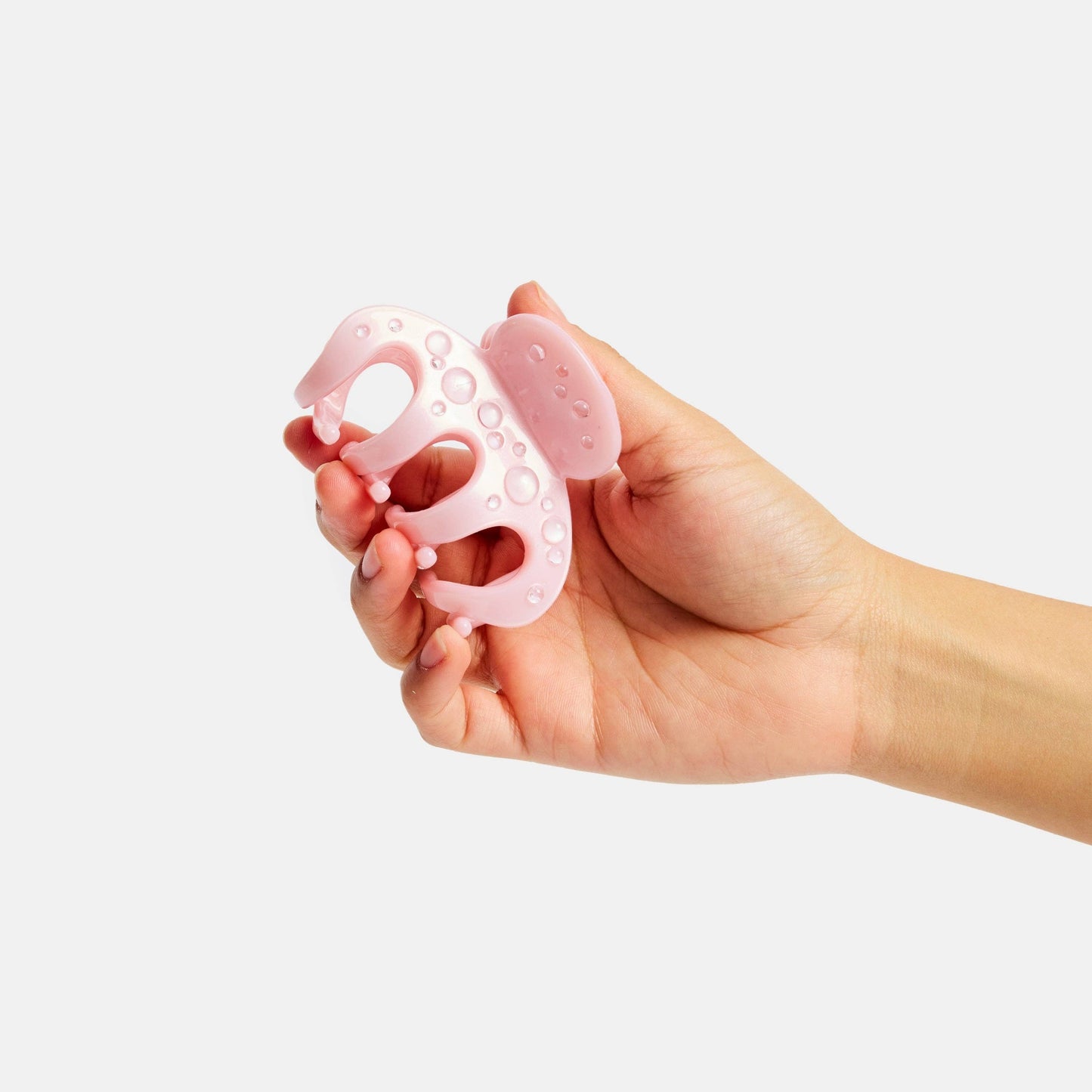 Small Octopus Claw Clip in Pink