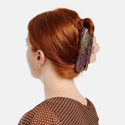 Nimbus Claw Clip in Hazel Sparkle