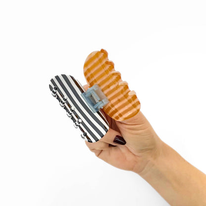 Juno Claw Clip in Stripes