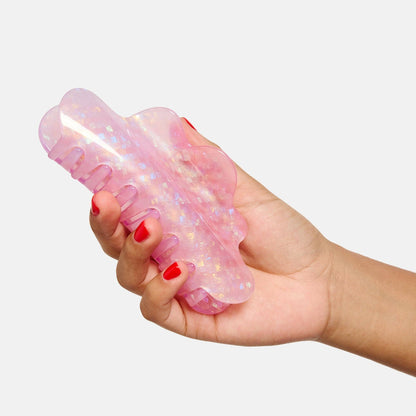 Nimbus Claw Clip in Lilac Sparkle