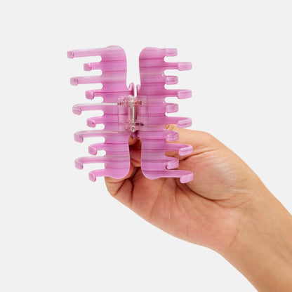 Small Jojo Claw Clip in Petunia