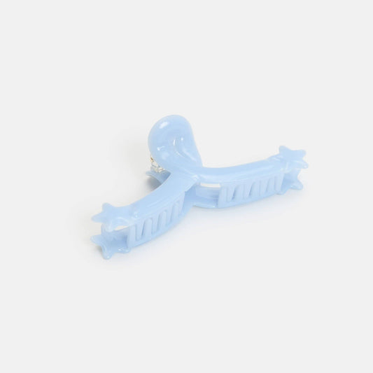 Single Star Loop Claw Clip in Baby Blue