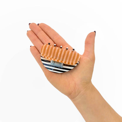 Juno Claw Clip in Stripes