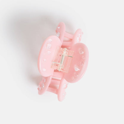 Small Octopus Claw Clip in Pink