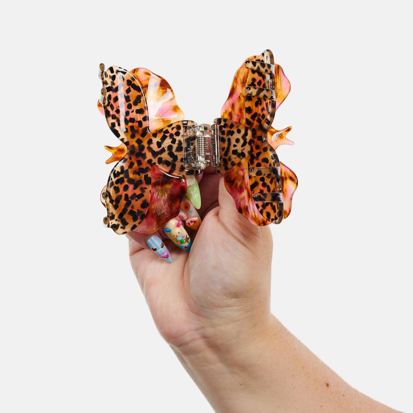 Orchid Claw Clip in Cougar