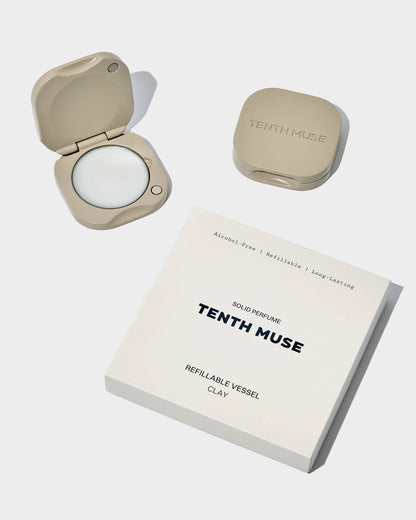 Refillable Solid Perfume Balm Vessel