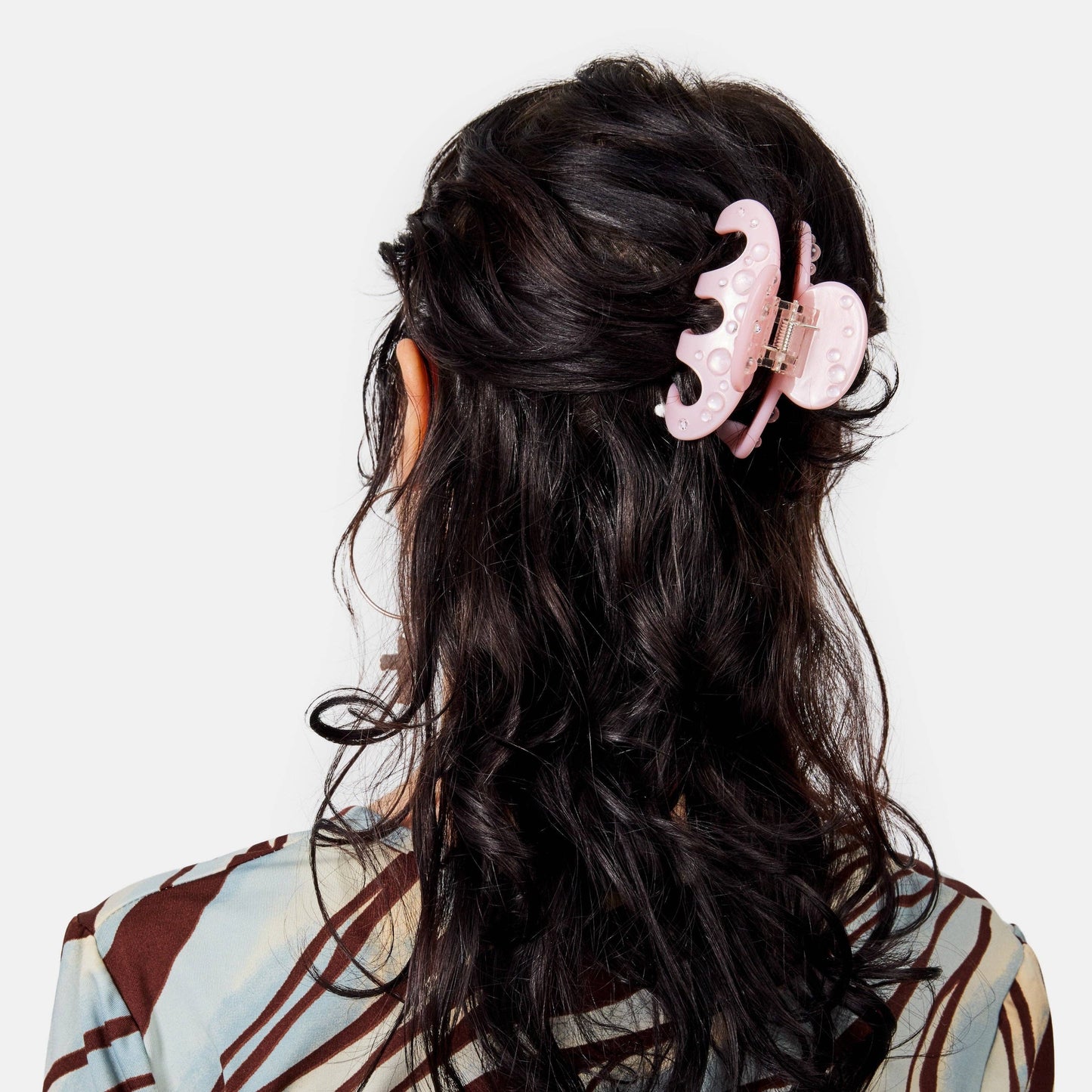 Small Octopus Claw Clip in Pink