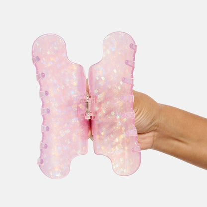 Nimbus Claw Clip in Lilac Sparkle