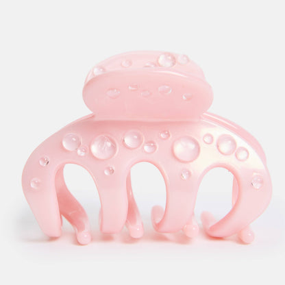 Small Octopus Claw Clip in Pink