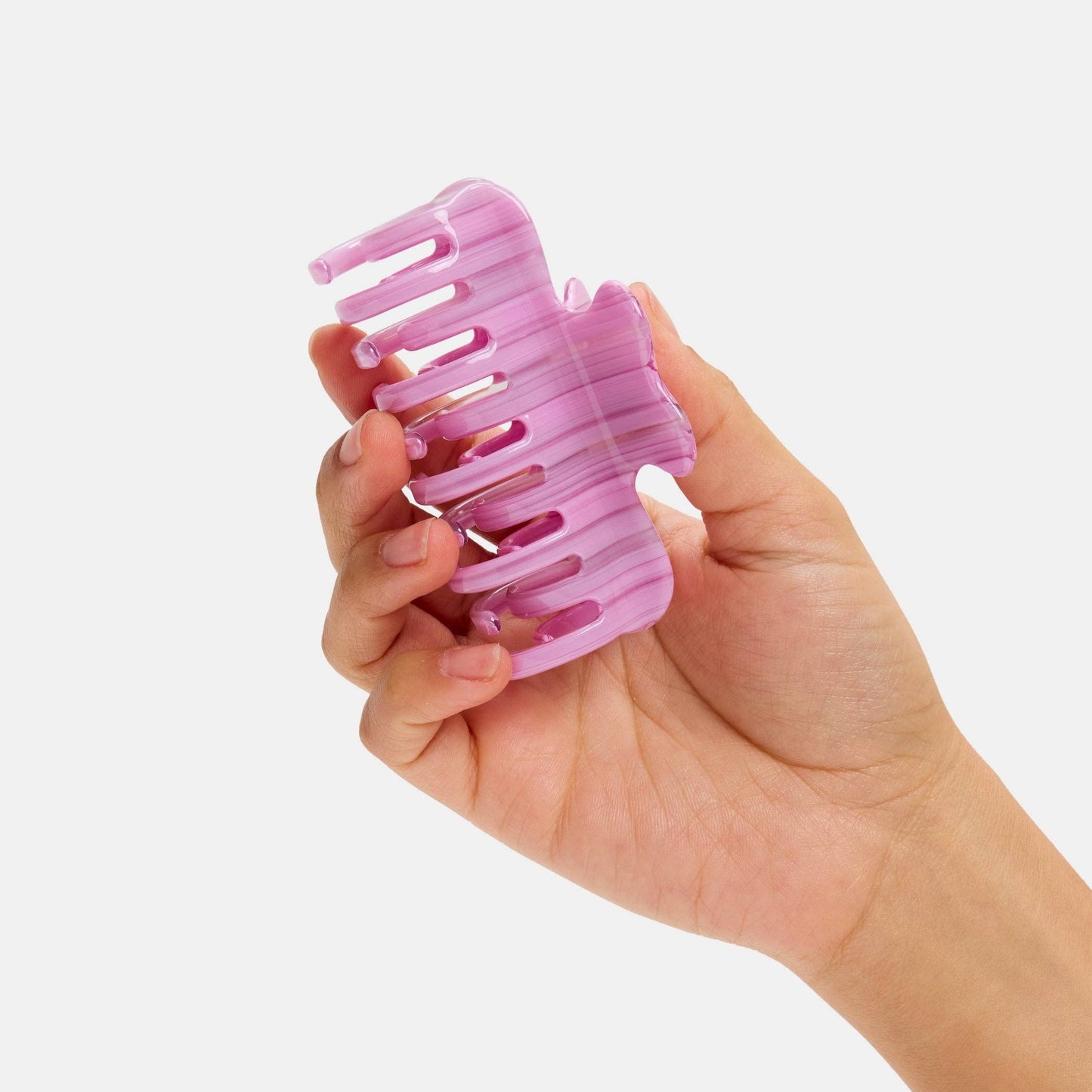 Small Jojo Claw Clip in Petunia