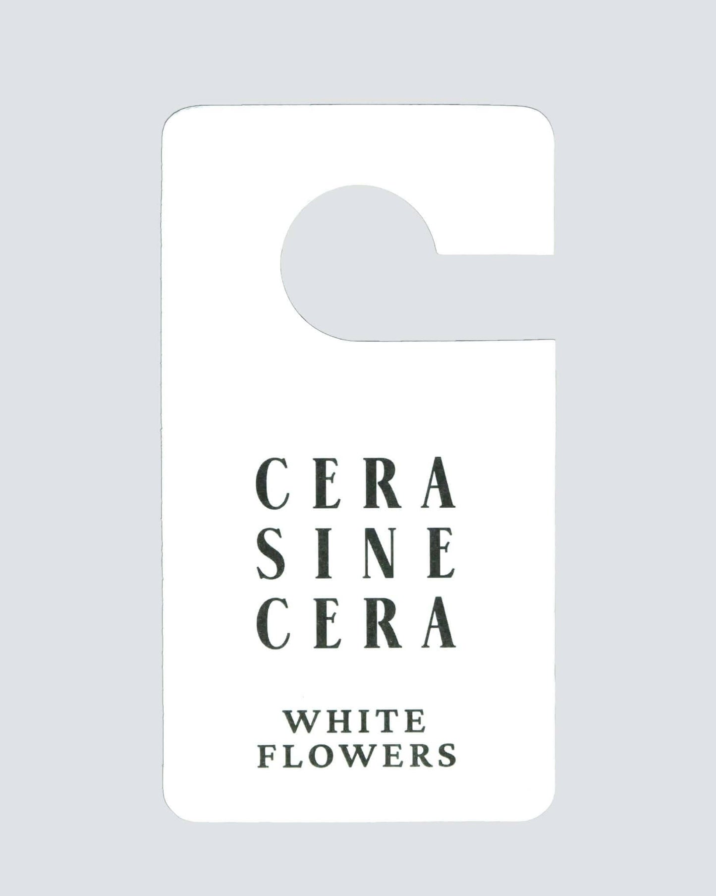 White Flowers Fragrance Tag